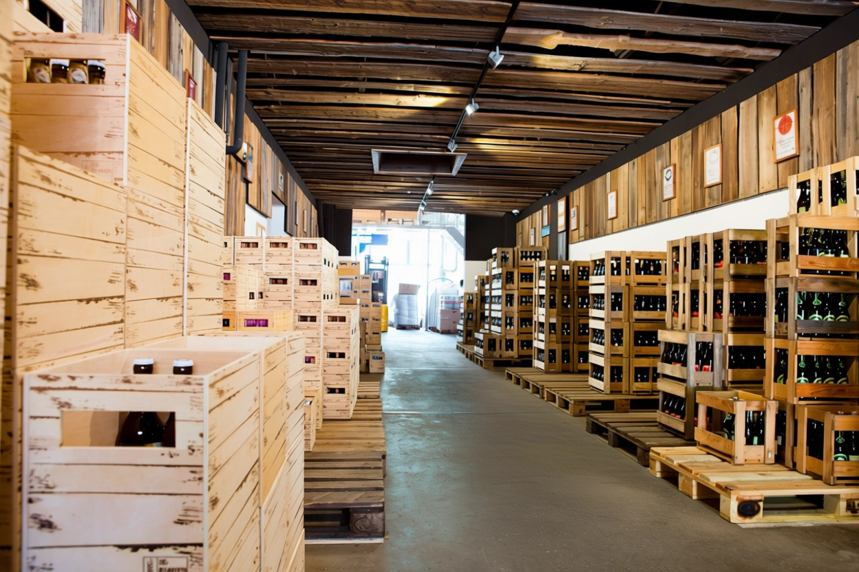 voorraad-export-pallets-opslag, Groeiende export van Siciliaanse wijn,