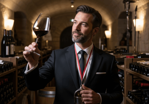 wijnsommelier, sommelier,