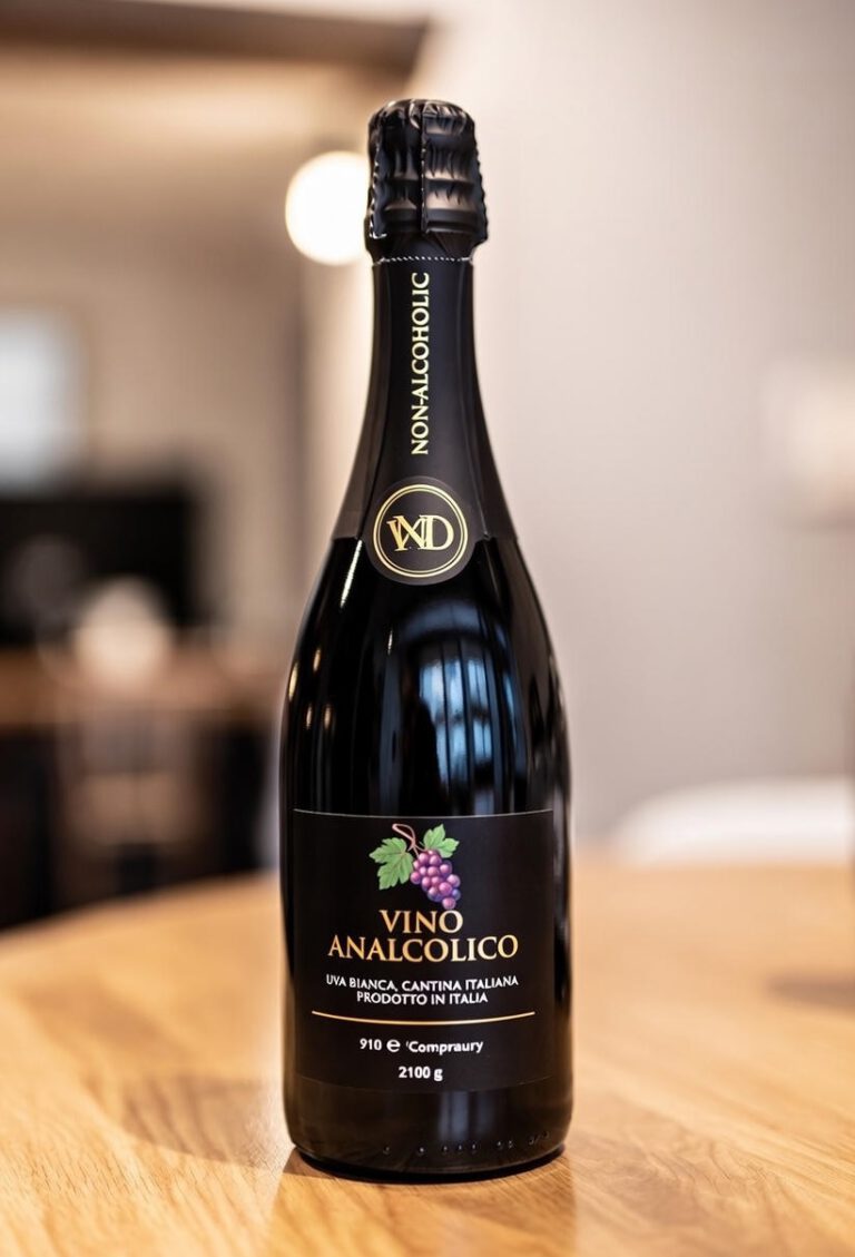 Italiaanse alcoholvrije wijn